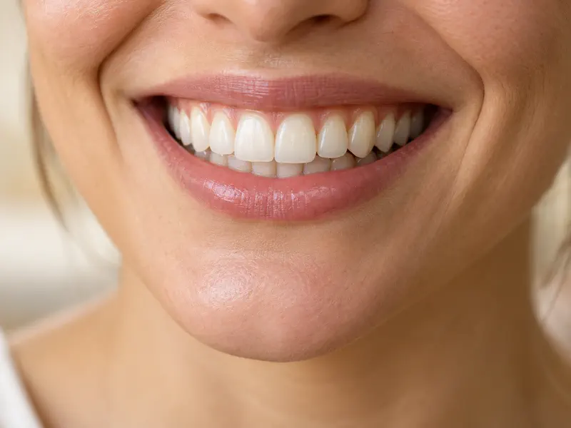 Resultado de una limpieza dental profesional en Querétaro